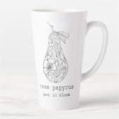 Pear in Bloom Latte Mok Milchtasse (Rechts)