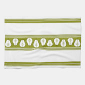 Pear Luxury Jacquard Stripes Geschirrtuch (Horizontal)