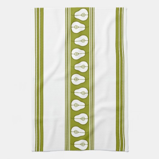 Pear Luxury Jacquard Stripes Geschirrtuch (Vertikal)