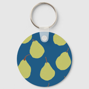 pear navy and green schlüsselanhänger
