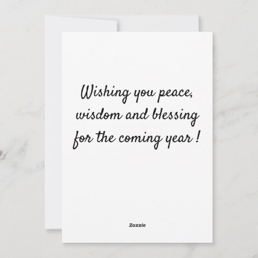 Pear New Years Feiertagskarte (Rückseite)