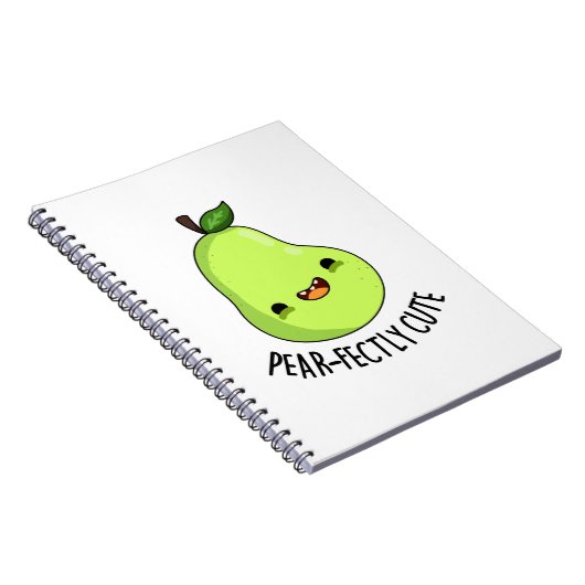 Pear-Niedliche Fruchtpear Pun Notizblock (Rechte Seite)