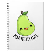 Pear-Niedliche Fruchtpear Pun Notizblock (Vorderseite)