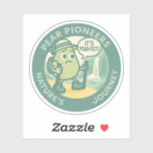 Pear Pioneers Nature's Journey Aufkleber (Blatt)