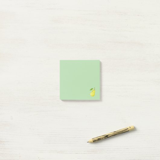 Pear Post-it Klebezettel (Auf Schreibtisch)