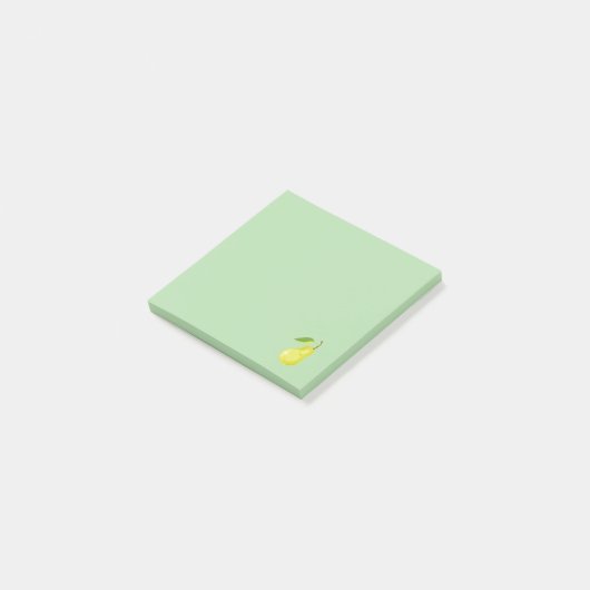 Pear Post-it Klebezettel (angewinkelt)