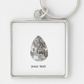 Pear Shaped Diamond Schlüsselanhänger (Vorne)