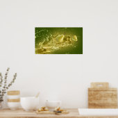 Pear Splash Poster (Küche)