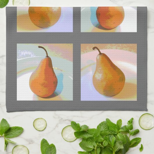Pear Still Life-Gruppe Handtuch (Gefaltet)