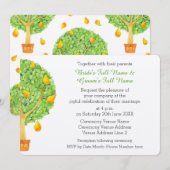 Pear Tree Flat 12x18" Einladungskarte für Hochzeit Einladung (Vorne/Hinten)