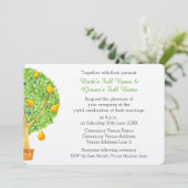 Pear Tree Flat 12x18" Einladungskarte für Hochzeit Einladung (Stehend Vorderseite)