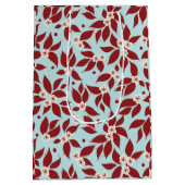 Pear Tree Holiday - Cranberry Red Mittlere Geschenktüte (Rückseite)