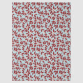 Pear Tree Holiday - Cranberry Rot Seidenpapier (Vorderseite)