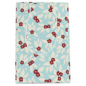 Pear Tree Holiday - Frost Blue Mittlere Geschenktüte (Vorderseite)