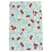 Pear Tree Holiday - Frost Blue Mittlere Geschenktüte (Rückseite)