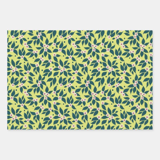 Pear Tree Holiday Geschenkpapier Set (Vorderseite)