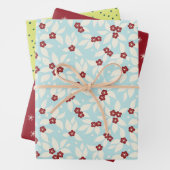 Pear Tree Holiday Geschenkpapier Set (Beispiel)