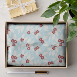 Pear Tree Holiday - Pear blossom - Cranberry Red Seidenpapier