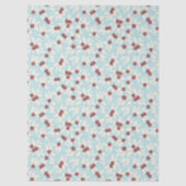 Pear Tree Holiday - Pear blossom - Cranberry Red Seidenpapier (Vorderseite)