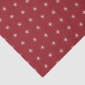 Pear Tree Holiday - Starbright - Cranberry Red Seidenpapier (Detail)