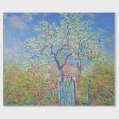 Pear Tree in Blume - Claude Monet Geschenkpapier (Flach)