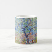 Pear Tree in Blume - Claude Monet Kaffeetasse (Mittel)