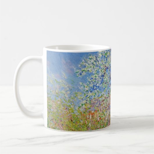 Pear Tree in Blume - Claude Monet Kaffeetasse (Links)
