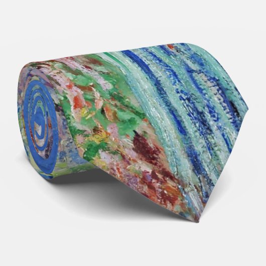 Pear Tree in Blume - Claude Monet Krawatte (Gerollt)