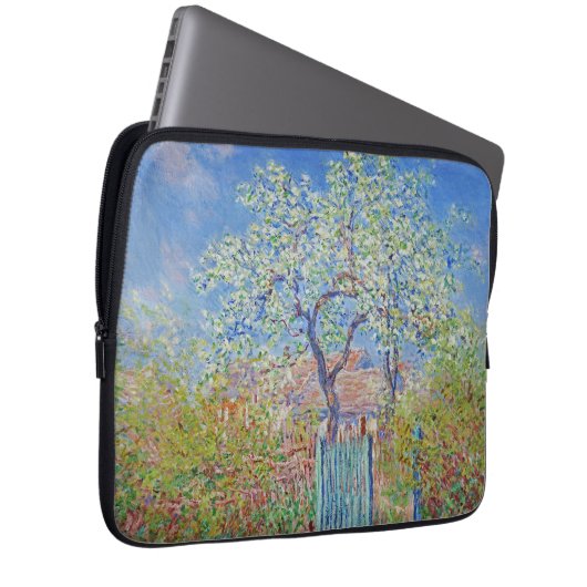 Pear Tree in Blume - Claude Monet Laptopschutzhülle (Vorne Rechts)