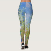Pear Tree in Blume - Claude Monet Leggings (Rückseite)