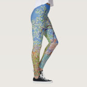 Pear Tree in Blume - Claude Monet Leggings (Rechts)