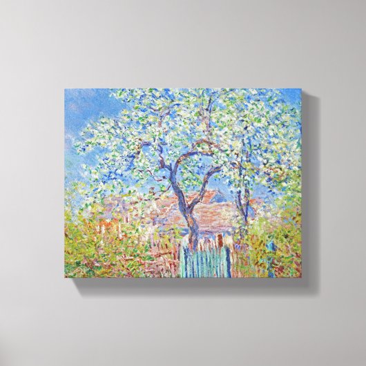 Pear Tree in Blume - Claude Monet Leinwanddruck (Vorderseite)