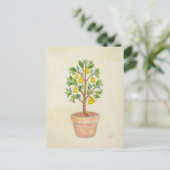 Pear Tree Postcard Postkarte (Stehend Vorderseite)
