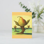 Pear Tree Postkarte (Stehend Vorderseite)