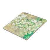 Pear Tree Spring Positive Vibes Blätter Blume Fliese (Seite)