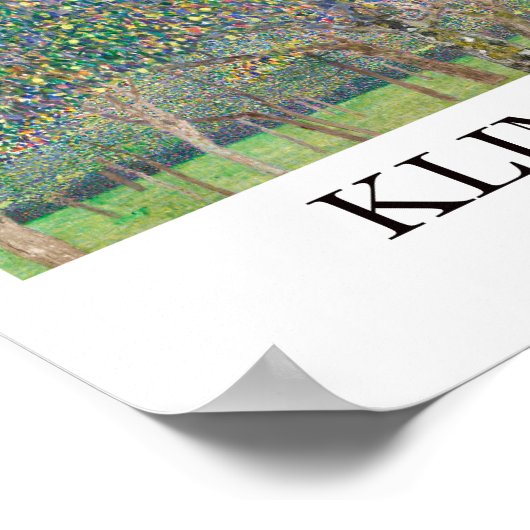 Pear Tree von Paul Klimt Poster (Ecke)