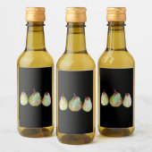 Pear Trio Weinetikett (Flaschen)