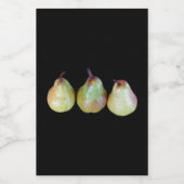 Pear Trio Weinetikett (Einzelnes Label)