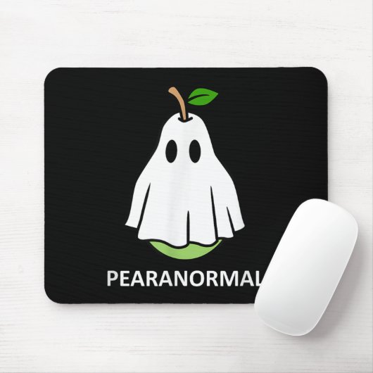 Pearanormal Cute Ghost Pear Halloween Costume Funn Mousepad (Mit Mouse)