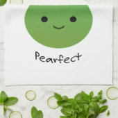 Pearfect Niedlich Kawaii Pear Geschirrtuch (Gefaltet)