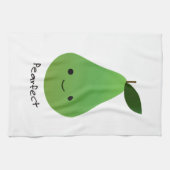 Pearfect Niedlich Kawaii Pear Geschirrtuch (Horizontal)