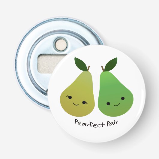 Pearfect Pear Kawaii Birnen Flaschenöffner (Vorderseite)