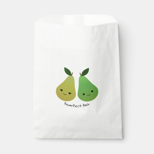 Pearfect Pear Kawaii Birnen Geschenktütchen (Vorderseite)