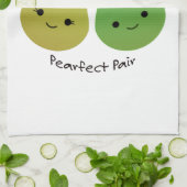 Pearfect Pear Kawaii Birnen Geschirrtuch (Gefaltet)