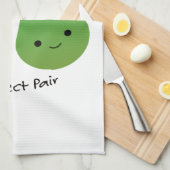 Pearfect Pear Kawaii Birnen Geschirrtuch (Viertel Falte)