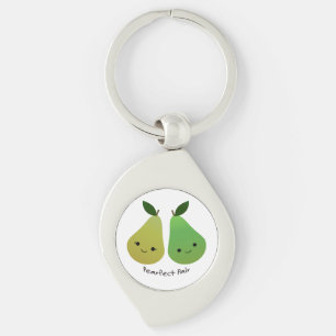 Pearfect Pear Kawaii Birnen Schlüsselanhänger