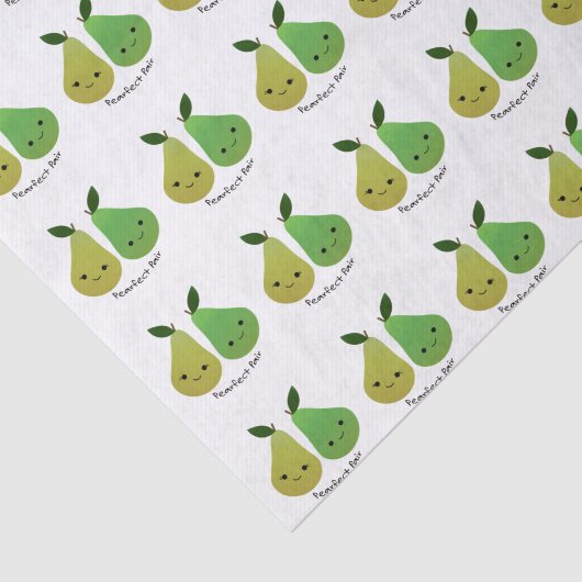 Pearfect Pear Kawaii Birnen Seidenpapier (Ausschnitt)