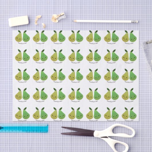 Pearfect Pear Kawaii Birnen Seidenpapier (Handwerk)