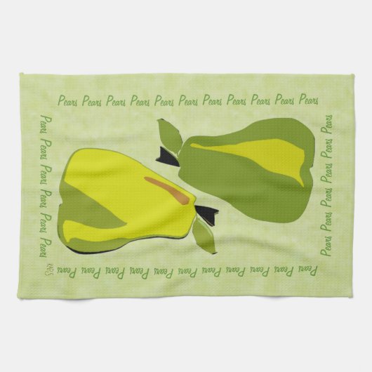 PEARfect Pear (Minze) Küchentuch (Horizontal)