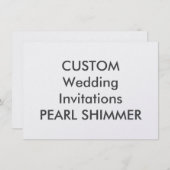 PEARL 110lb 6,25" x 4,5" Einladungen für Hochzeite (Vorne/Hinten)